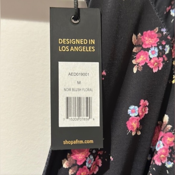 REVOLVE NWT AFRM Assi Floral Dress, Size M - Picture 4 of 4